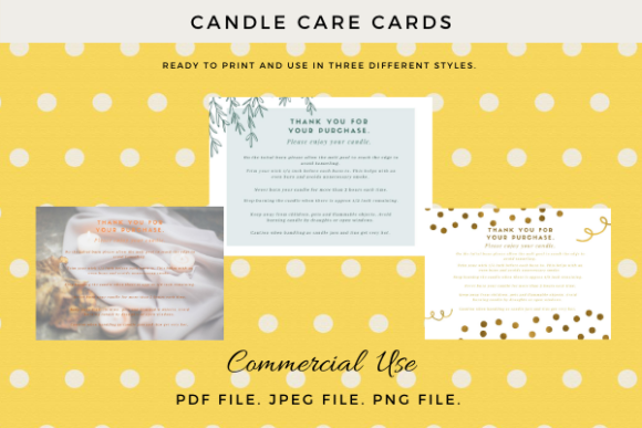 Candle Care Cards: A Thoughtful Touch for Candle Businesses