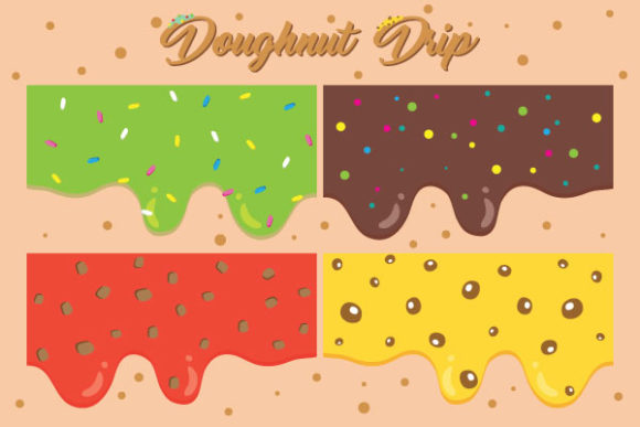 Doughnut Drip Vector: Creative Design Made Easy