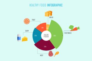Healthy Food & Sport Infographics: Vector Graphics Made Simple