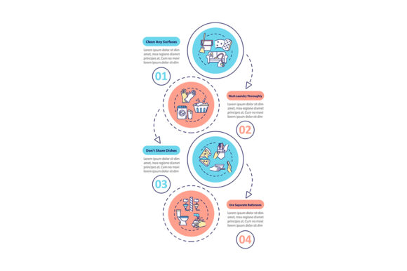 Household Tips Vector Infographic: A Visual Tool for Effective Home Management