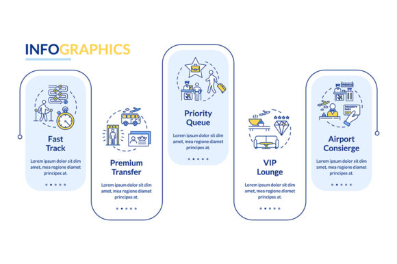 How to Use the VIP Travel Benefits Vector Infographic in Professional Workflows