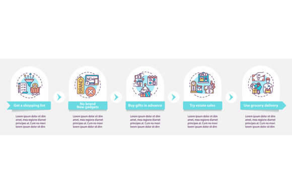 Smart Shopping Vector Infographic: A Modern Tool for Visual Storytelling in Marketing and Design