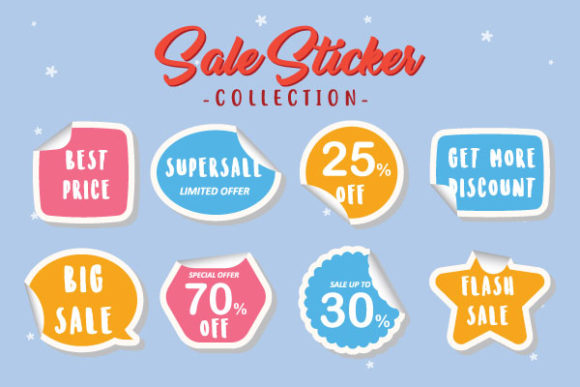 Understanding the Value of a Sale Sticker Vector Design Collection
