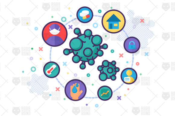 Virus Protection Infographic Vector: Clear Health Messaging Made Easy